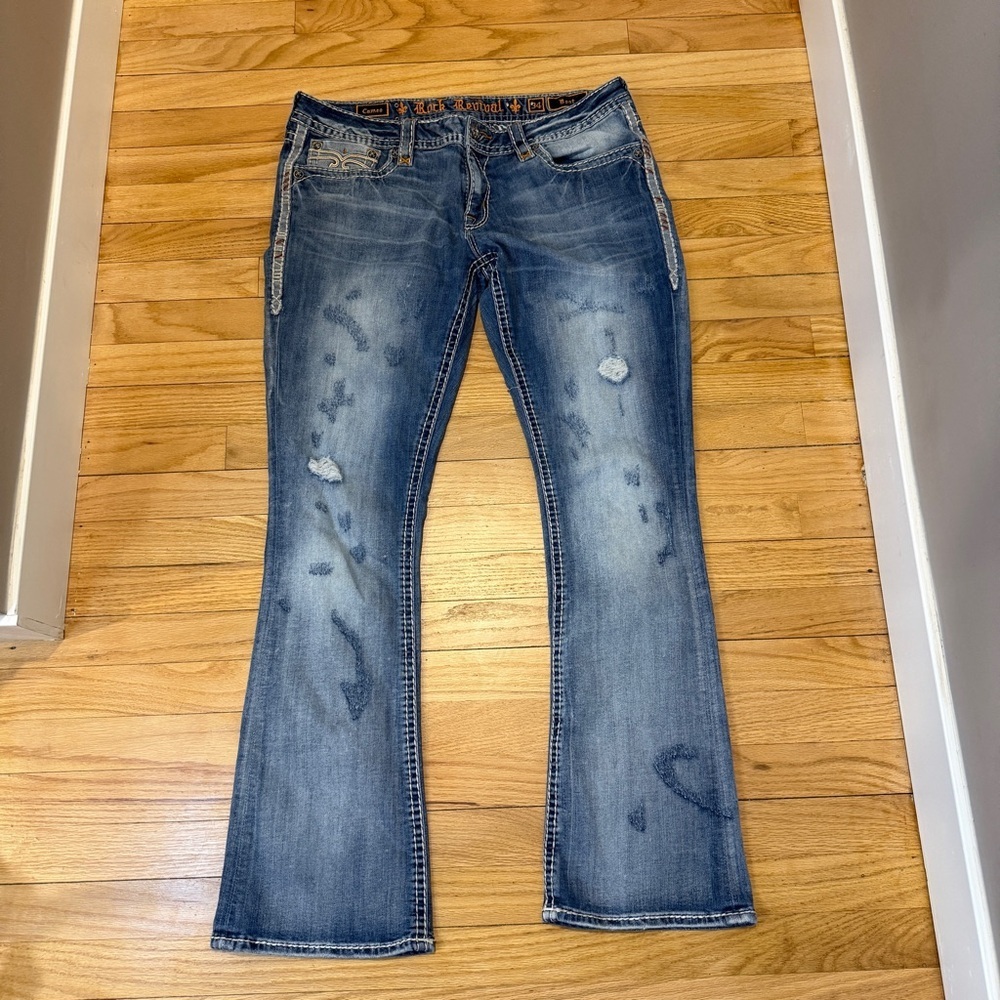 Women's Rock Revival Cameo Boot Cut Jeans 34X32
